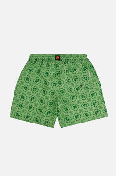 Men's Tiles Swim Shorts Aqua Green