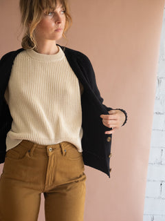 Golah Short Cardigan Cosmos Black