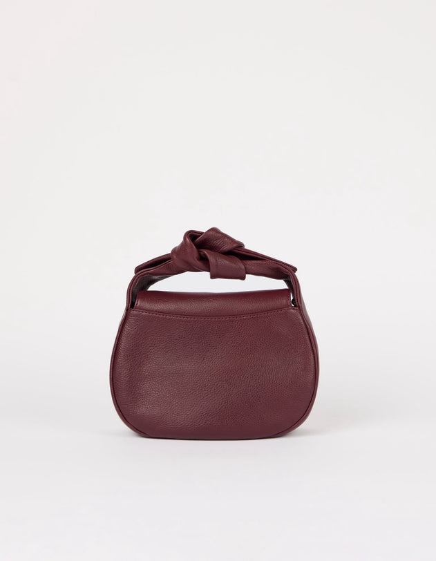 Coco Croissant Dark Cherry Soft Grain Leather