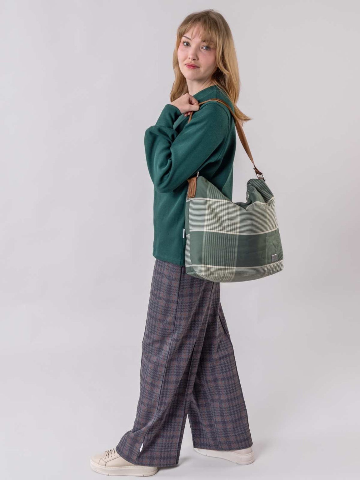 Sade Green Quilted Bag