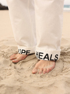 Hope Heals Pleated Trousers White