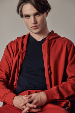 Men's Hoodie With A Zipper