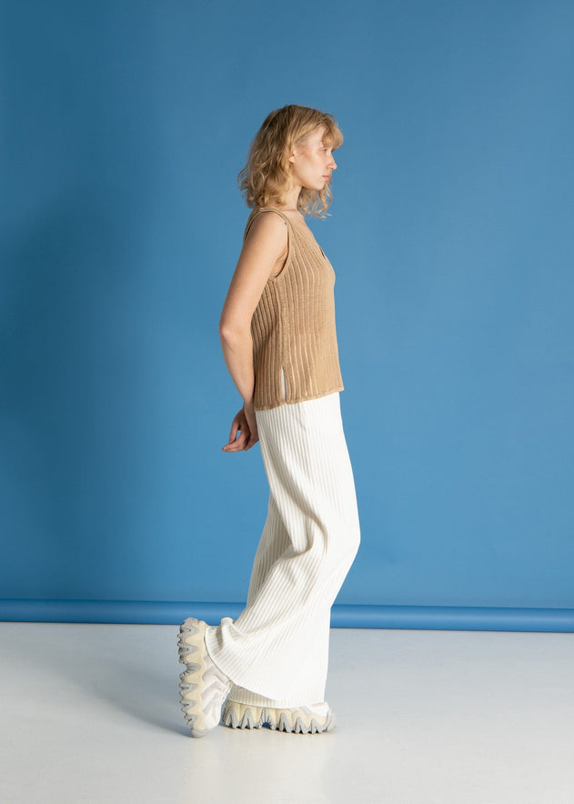 Caldo Linen Tank Top Sand