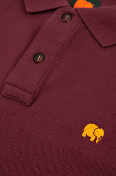 Essential Polo Shirt Burgundy