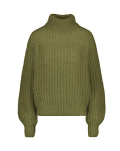 Robin Mohair Knit Olive Green