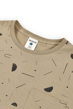 Men's George T-Shirt Sidereal Rain Beige