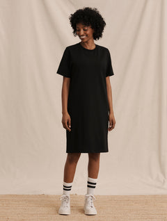 Henna T-Shirt Dress Black