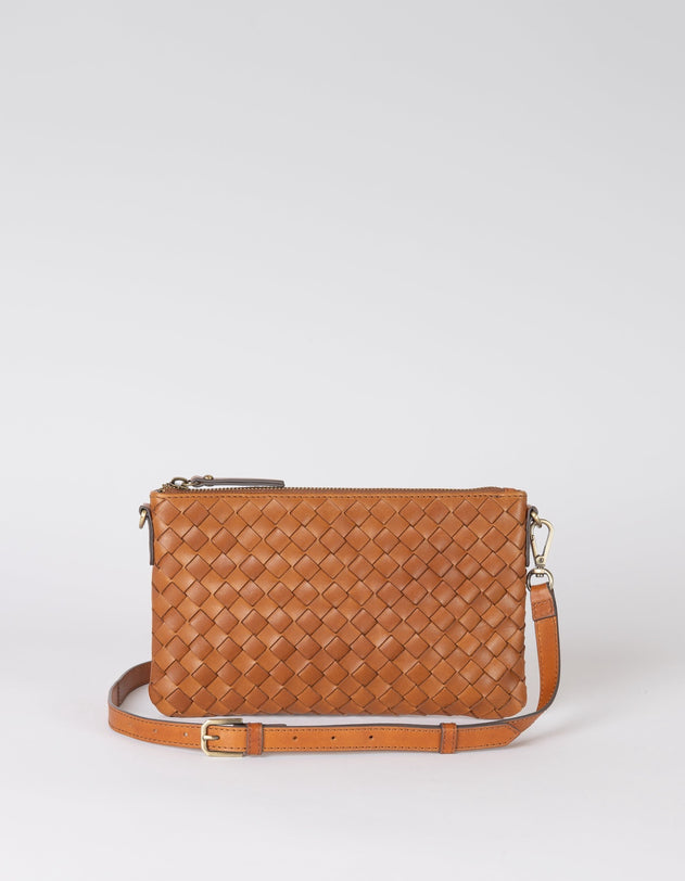 Lexi Laukku Cognac Woven