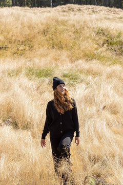 Bene Merino Wide Pants Black
