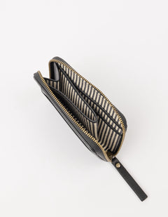 Robbie Wallet Black Soft Grain Leather