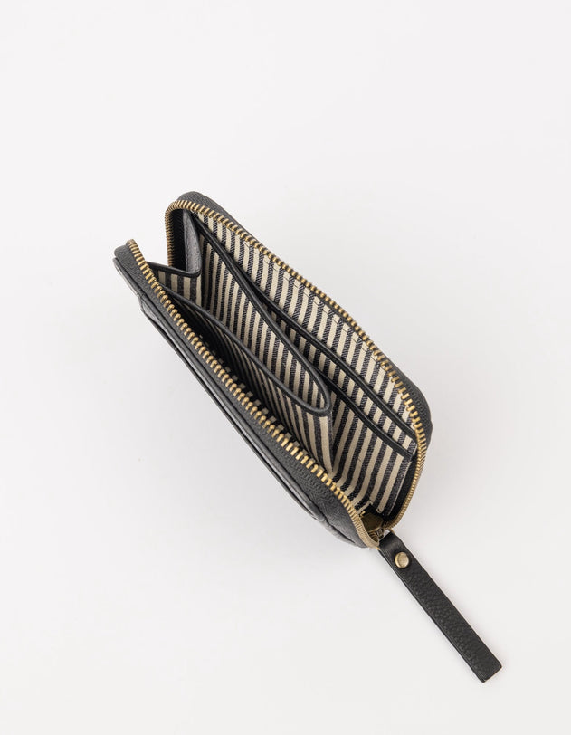 Robbie Wallet Black Soft Grain Leather