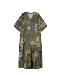 Sea Flowers Maxi Dress