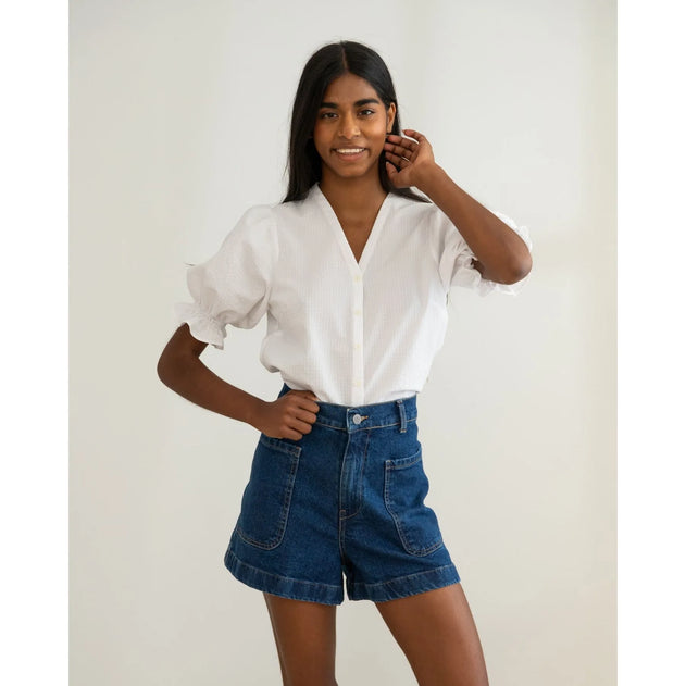 Bermuda Denim Shorts Ocean