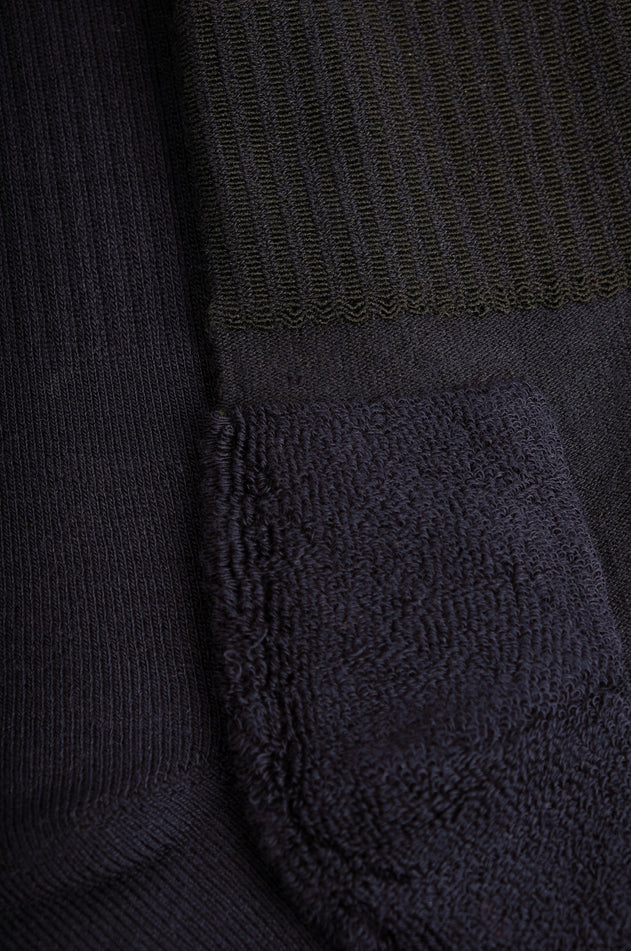 Navy Bamboo Athletic Socks