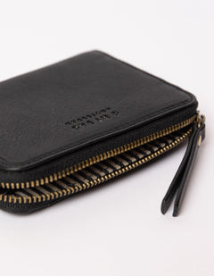 Robbie Wallet Black Soft Grain Leather