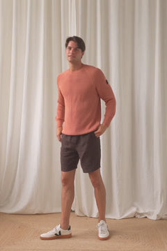 Tortuga Knitted Sweater Brick - IVALO.COM