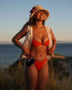 Balconette Bikini Top Papaya
