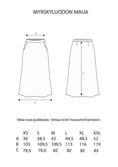 Framtiden Skirt Orange