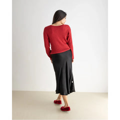 Shine Skirt Black