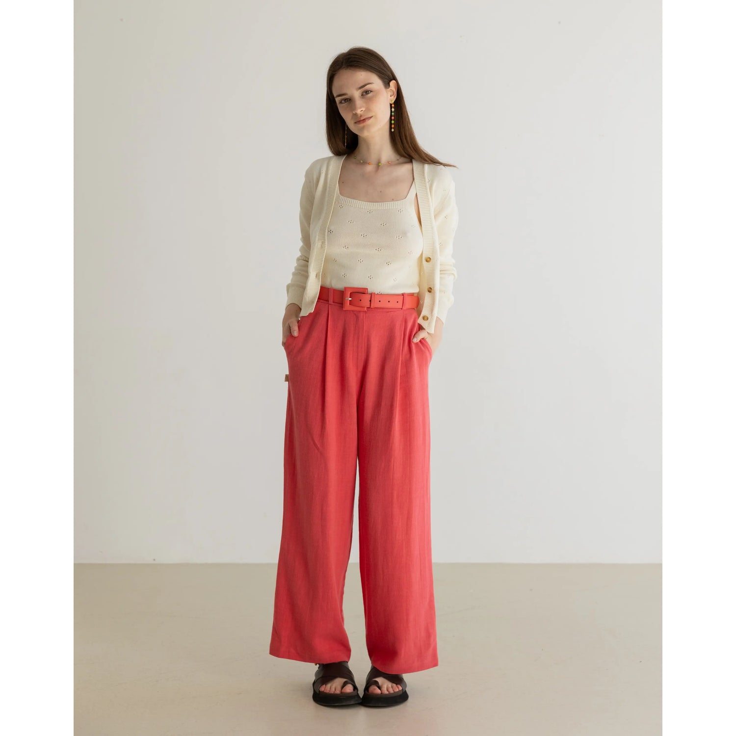 Ciutadella Trousers Coral