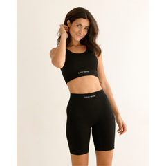 Clotsy Brand Biker Shorts Black
