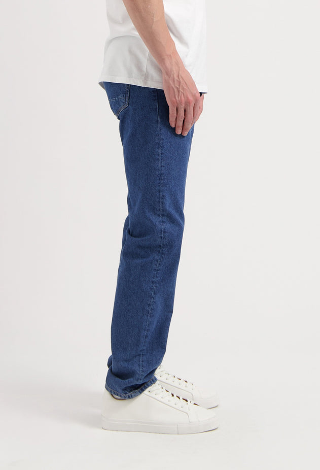 John Mid Straight Jeans Medium Stone