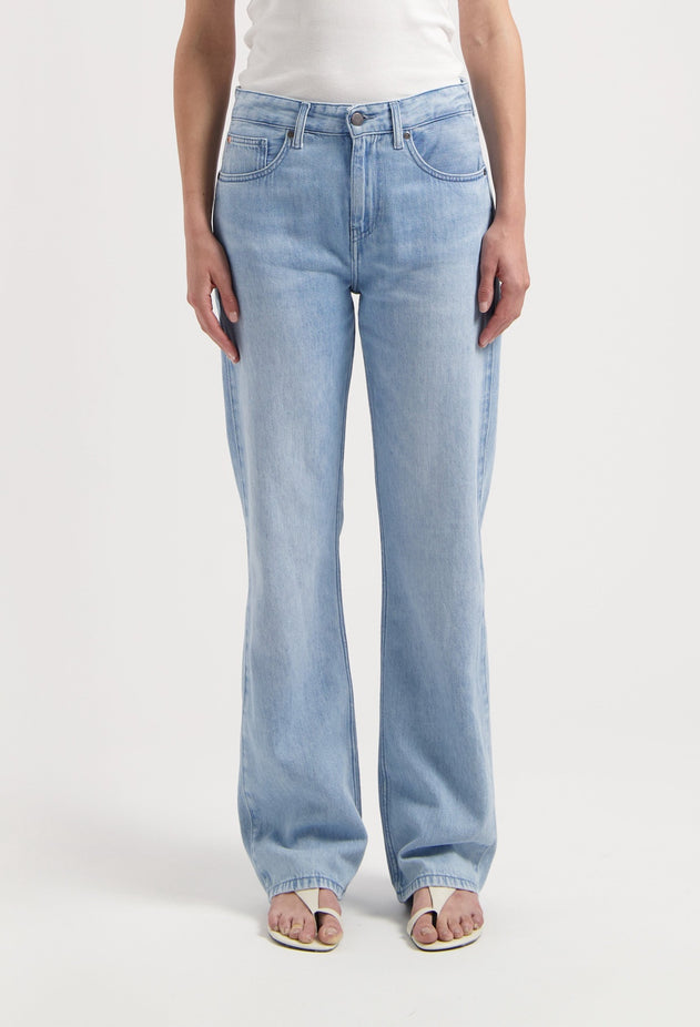 Jamie Mid Loose Flow Jeans Stone Vintage
