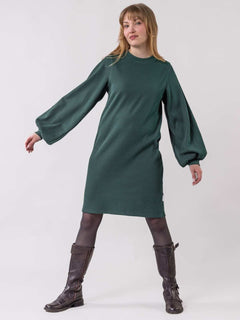 Pärske - Forest Green Waffle Dress