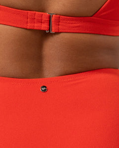 Highwaist Bikini Briefs Papaya