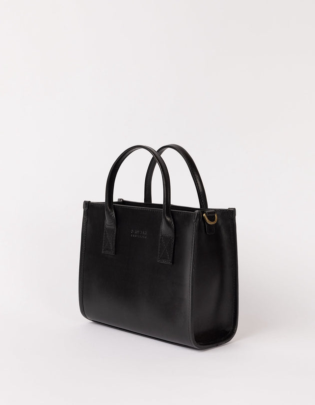Jackie Midi Bag Classic Leather Black