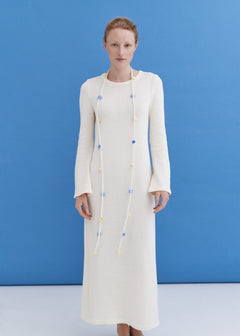 Knitted Cotton Maxi Dress