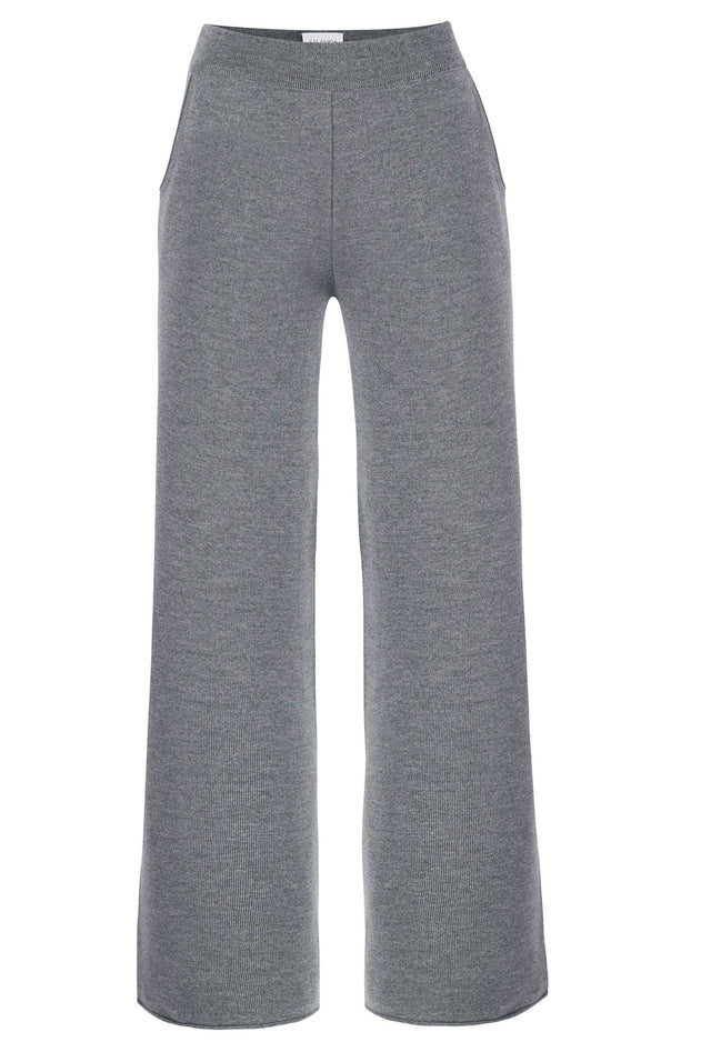 Bene Merino Wide Pants Light Grey