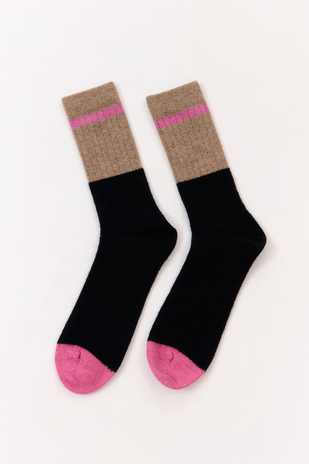 Andes Wool Socks Pink