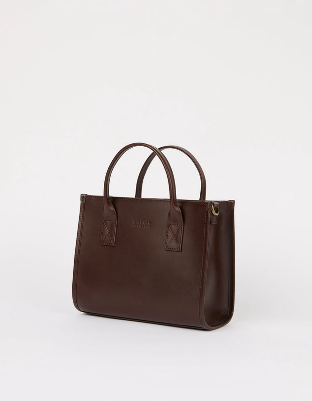 Jackie Midi + Leather Strap Classic Leather Chocolate