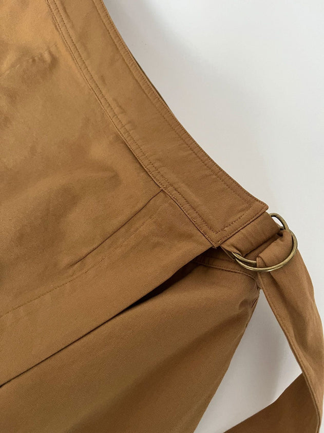 Cargo Organic Cotton Skirt Camel