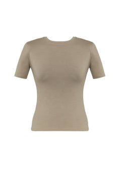 90’s Fitted T-Shirt Stone Beige