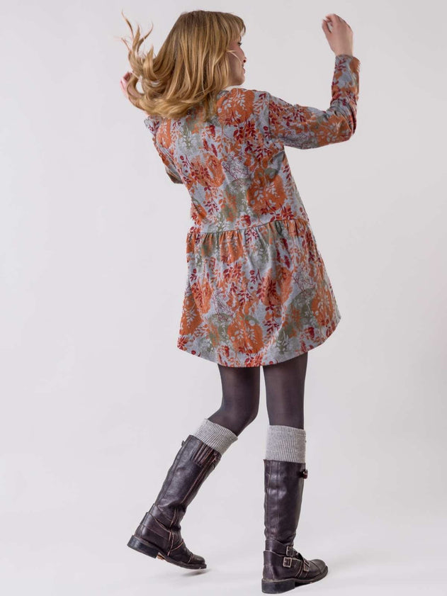 Sinervä Tunic Rust-Grey Melange