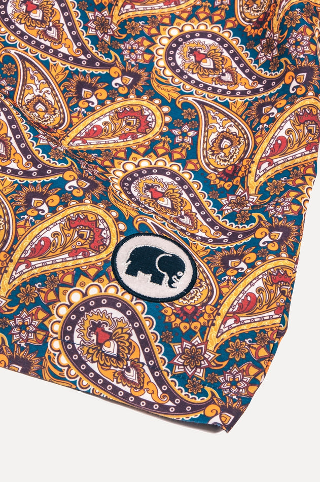 Ocean Paisley SEAQUAL®YARN Swim Trunks