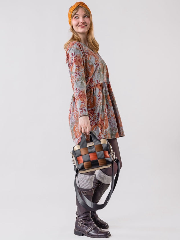 Sinervä Tunic Rust-Grey Melange