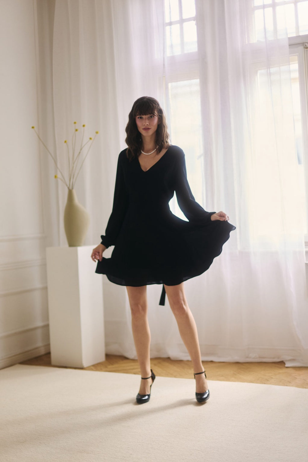 Charlene dress black