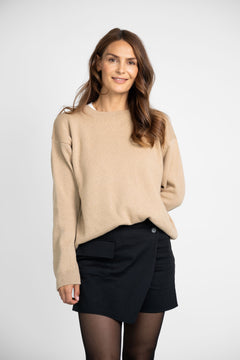 Organic Cotton Skort Black
