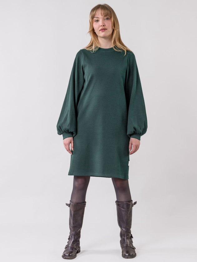 Pärske - Forest Green Waffle Dress