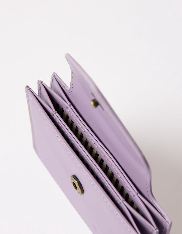 Harmonica Wallet Lavender Classic Leather