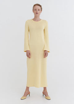 Knitted Cotton Maxi Dress