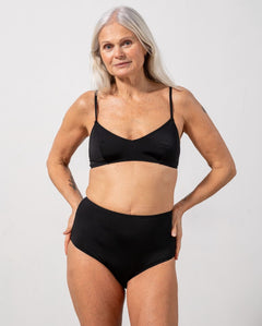 Highwaist Bikini Briefs Black