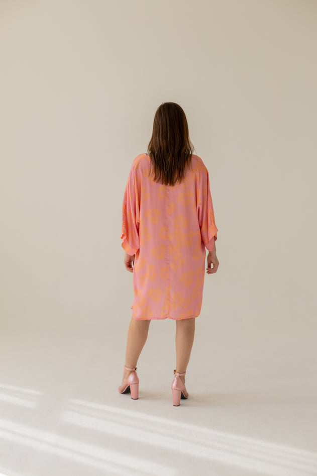 Thilde Dress Flowers Pink
