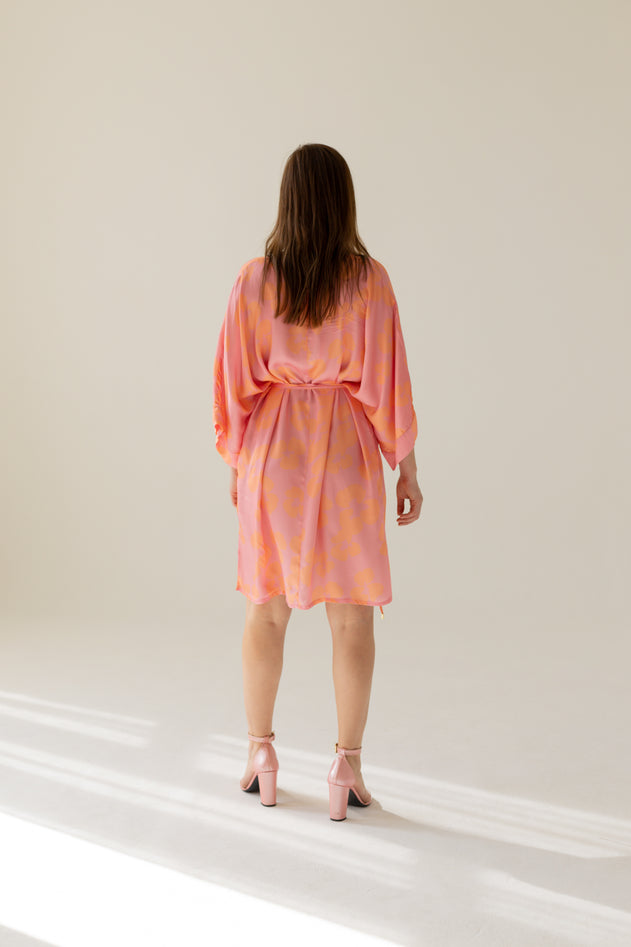 Thilde Dress Flowers Pink