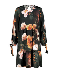Hailey Dress Copper Flower
