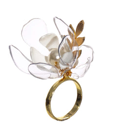 Elegant Jasmine Flowers Fairy Ring
