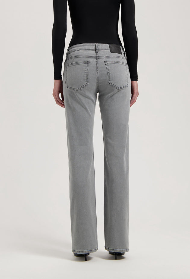 Bryce Mid Straight Jeans Light Grey